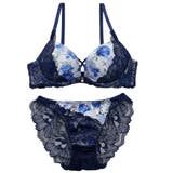 【EFカップ】ローズプリント３/４モールドカップブラ＆ショーツ | palissee | 詳細画像12 