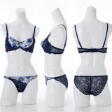 【EFカップ】ローズプリント３/４モールドカップブラ＆ショーツ | palissee | 詳細画像4 