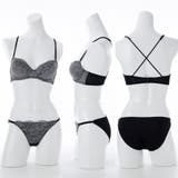 バッククロスレース３/４モールドカップブラ＆ショーツ | palissee | 詳細画像6 