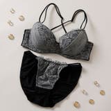 【EFカップ】バッククロスレース３/４モールドカップブラ＆ショーツ | palissee | 詳細画像4 