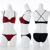 【EFカップ】バッククロスレース３/４モールドカップブラ＆ショーツ | palissee | 詳細画像5 