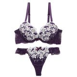 【脇高】 ムーンライトフラワー 脇高ブラ&Tバックショーツ E F | palissee | 詳細画像12