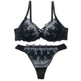 【EFカップ】Sparkle Veil ブラ&Tバックショーツ | palissee | 詳細画像10