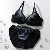 ブラック | 【EFカップ】Sparkle Veil ブラ&ショーツ | palissee