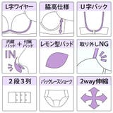 【脇高】ノワール シフォン 脇高ブラ&ハーフバックレースショーツ【A~Fカップ】 | palissee | 詳細画像11