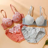 【A65~D75】ピュアトウィンクル3/4モールドカップブラ&ショーツ | palissee | 詳細画像4