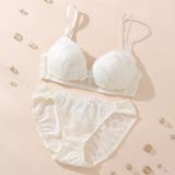アイボリー | ピュアハート3/4モールドカップブラ&ショーツ | palissee