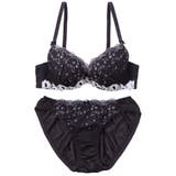 ネイビー | 【EFカップ】シンデレラレース ３/４カップブラ＆ショーツ  | palissee
