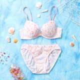 ピンク | 【EFカップ】エアリーパピヨン 3/4カップブラ&ショーツ | palissee