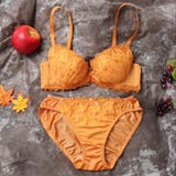 オレンジ | Witch Night 3/4カップブラ&ショーツ | palissee