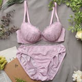 ピンク | アザレアラメレース ３/４カップブラ＆ショーツ  | palissee