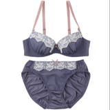 【EFカップ】ふんわりガーリーシフォン3/4カップブラ&ショーツ | palissee | 詳細画像2