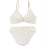 【脇高】ボタニカルリーフ 3/4カップブラ&ショーツ | palissee | 詳細画像2