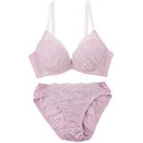 【脇高】ボタニカルリーフ 3/4カップブラ&ショーツ | palissee | 詳細画像3