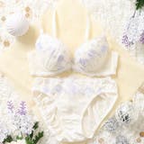 オフホワイト | フェミニンマーガレット ３/４カップブラ＆ショーツ  | palissee