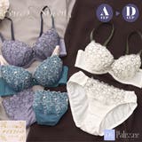 大花ラメチュール ３/４カップブラ＆ショーツ  | palissee | 詳細画像1 