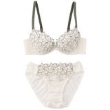 【EFカップ】大花ラメチュール 3/4カップブラ&ショーツ | palissee | 詳細画像3