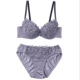 【EFカップ】大花ラメチュール 3/4カップブラ&ショーツ | palissee | 詳細画像4