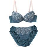 【EFカップ】大花ラメチュール 3/4カップブラ&ショーツ | palissee | 詳細画像5