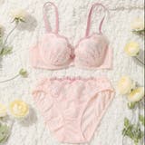 ピンク | ゴシックマーガレット ３/４カップブラ＆ショーツ  | palissee