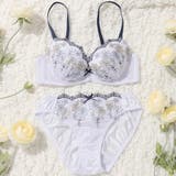パープル | ゴシックマーガレット ３/４カップブラ＆ショーツ  | palissee