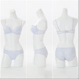 【EFカップ】ボーラーシフォンフラワー３/４カップブラ＆ショーツ  | palissee | 詳細画像7 