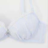 【EFカップ】ボーラーシフォンフラワー３/４カップブラ＆ショーツ  | palissee | 詳細画像10 