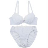 【EFカップ】ボーラーシフォンフラワー３/４カップブラ＆ショーツ  | palissee | 詳細画像3 