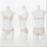 【EFカップ】ボーラーシフォンフラワー３/４カップブラ＆ショーツ  | palissee | 詳細画像6 