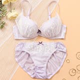 【EFカップ】ふんわりウーリーフラワー3/4カップブラ&ショーツ | palissee | 詳細画像3