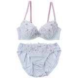 【EFカップ】ボーラーシフォンフラワー3/4カップブラ&ショーツ | palissee | 詳細画像7