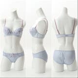 【EFカップ】ボーラーシフォンフラワー3/4カップブラ&ショーツ | palissee | 詳細画像4