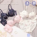 アンティークローズプリント 3/4カップブラ&ショーツ | palissee | 詳細画像1