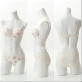 アンティークローズプリント 3/4カップブラ&ショーツ | palissee | 詳細画像3