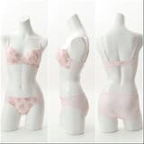 アンティークローズプリント 3/4カップブラ&ショーツ | palissee | 詳細画像4