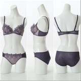 フラワーレースアップリケ ３/４カップブラ＆ショーツ  | palissee | 詳細画像8 