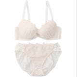 フラワーレースアップリケ ３/４カップブラ＆ショーツ  | palissee | 詳細画像9 