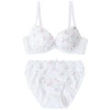 プチフルールオーガンジー ３/４カップブラ＆ショーツ  | palissee | 詳細画像10 