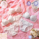 ニュアンスラメフラワー  ３/４カップブラ＆ショーツ  | palissee | 詳細画像1 