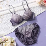 シアーレースフラワー 3/4カップブラ&ショーツ | palissee | 詳細画像3