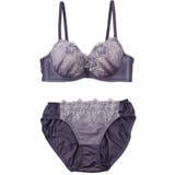 【EFカップ】シアーレースフラワー ３/４カップブラ＆ショーツ  | palissee | 詳細画像15 