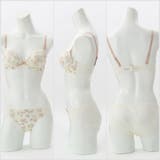 【EFカップ】フェミニンフラワーガーデンプリント ３/４カップブラ＆ショーツ  | palissee | 詳細画像3 