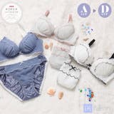 バイカラーフラワーレース 3/4カップブラ&ショーツ | palissee | 詳細画像1