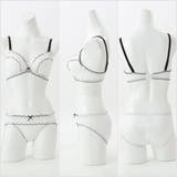 バイカラーフラワーレース 3/4カップブラ&ショーツ | palissee | 詳細画像3