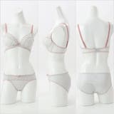 バイカラーフラワーレース 3/4カップブラ&ショーツ | palissee | 詳細画像5