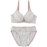 【EFカップ】バイカラーフラワーレース 3/4カップブラ&ショーツ | palissee | 詳細画像12