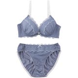 【EFカップ】バイカラーフラワーレース 3/4カップブラ&ショーツ | palissee | 詳細画像13