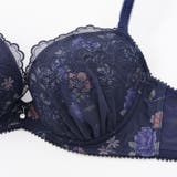 【EFカップ】クラシカルフラワープリント ３/４カップブラ＆ショーツ  | palissee | 詳細画像10 