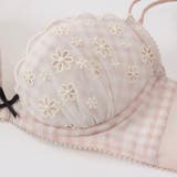 ギンガムチェックフラワー3/4カップブラ&ショーツ  | palissee | 詳細画像7