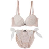 ギンガムチェックフラワー3/4カップブラ&ショーツ  | palissee | 詳細画像14